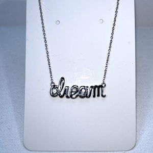 NWOT Sterling Silver Dream Necklace With Marquee Cut Accent Stones Inspiration